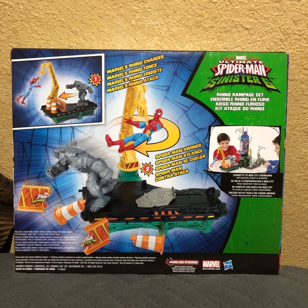 Marvel Spider-Man Rhino Rampage Play Set - Picture 2 of 8